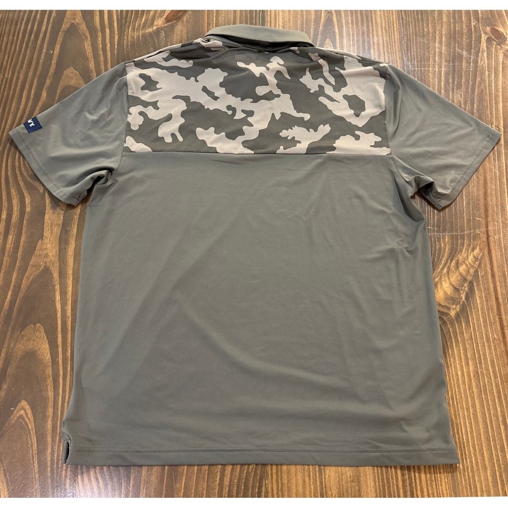 UNDER ARMOUR Navy Midshipmen Mens‎ Large Camo HeatGear Polo Shirt - Picture 4 of 10